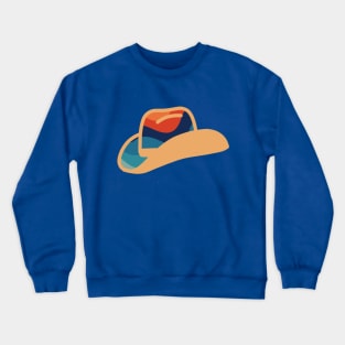 Cool Cowboy Hat Crewneck Sweatshirt